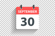 September 30 one date calendar