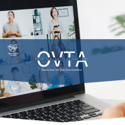 OVTA logo with text underneath saying Elevate Your Tax Skills from Anywhere