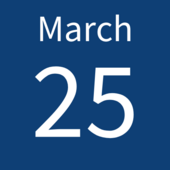 March 25