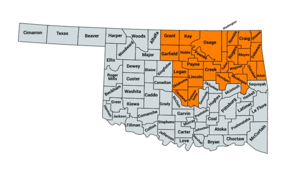 Everfi Walmart Counties Map