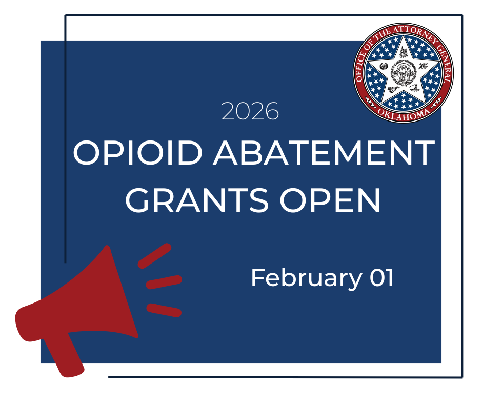 2026 Opioid Abatement Grants Open Feburary 1