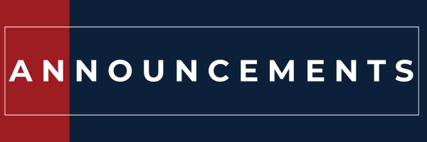 Announcements banner