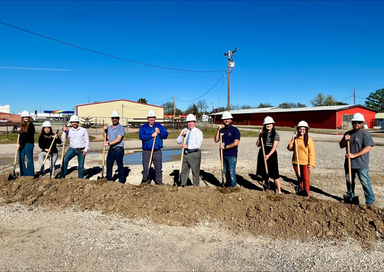 Broadband groundbreaking in Coalgate