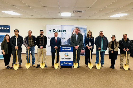 Dobson Fiber project launch in Arapaho