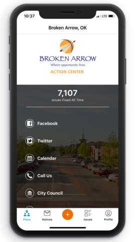 Action Center on iPhone