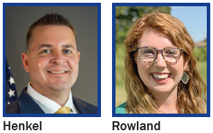 Rocky Henkel and Emily Rowland