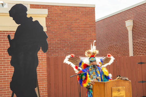 Staff Sgt. Coon's silhouette dedication