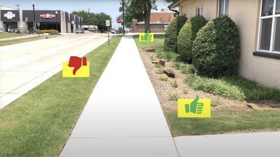 Campaign signs in the right of way