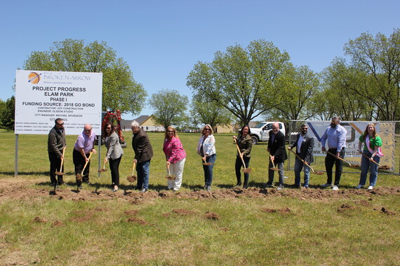 Elam Park groundbreaking ceremony