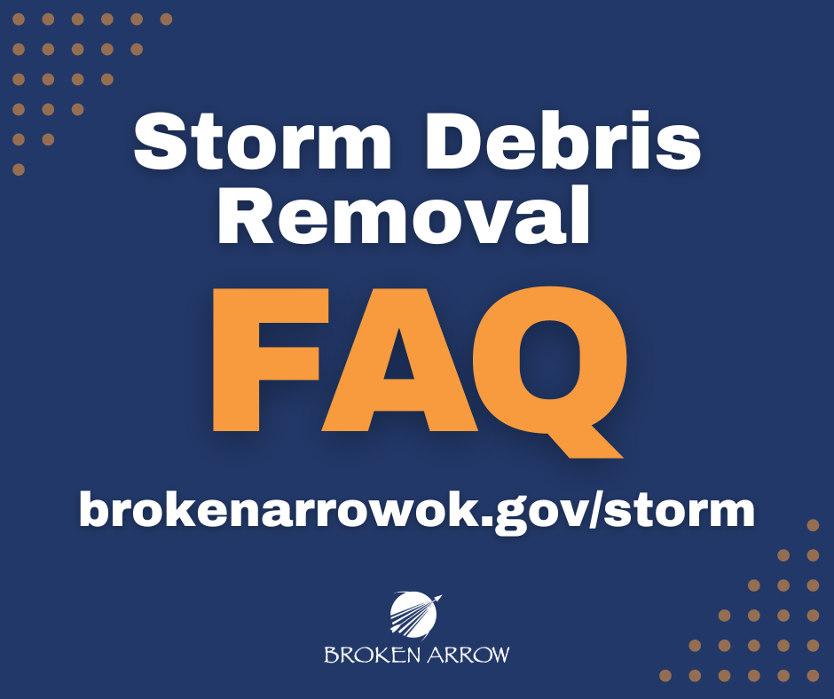 Click through graphic to frequently asked questions about storm debris removal effort