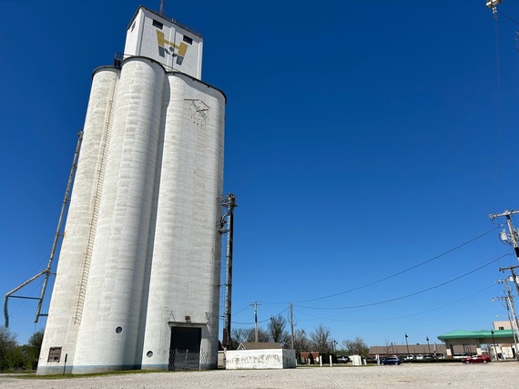 Grain Elevator in downtown Broken Arrow