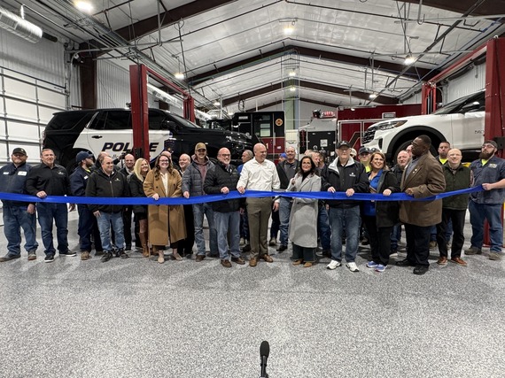 Fleet Maintenance Facility ribbon Cutting 