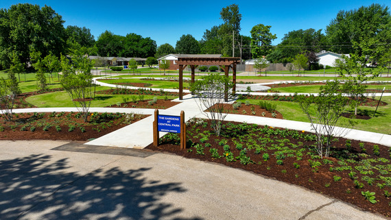 Side angle of The Gardens at Central Park.