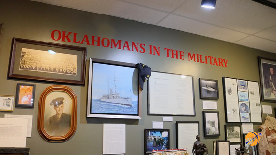 Wall paying tribute to Oklahomans in the Military