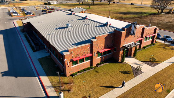 Exterior of the Senior Center building