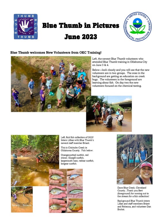 Blue Thumb in Pictures-June 2023-Page 1