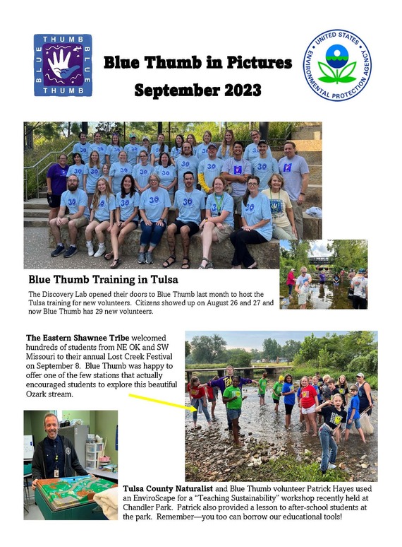 Blue Thumb in Pictures-September 2023-Page 1