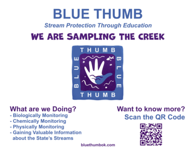 Creek Sampling Sign