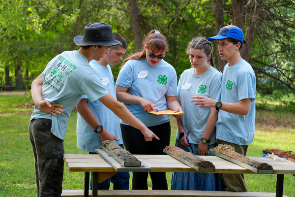 Creek County 4-H team