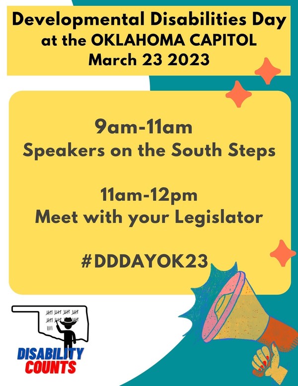 Developmental Disabilities Awareness Day Thursday, March 23
