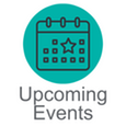 Upcoming events logo showing a calendar page