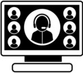 icon showing computer monitor