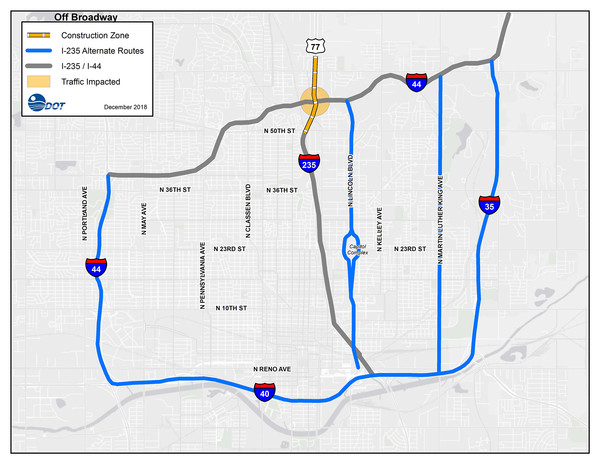 'Off Broadway' kicks off 2020 with first I-235 weekend closure Jan. 24