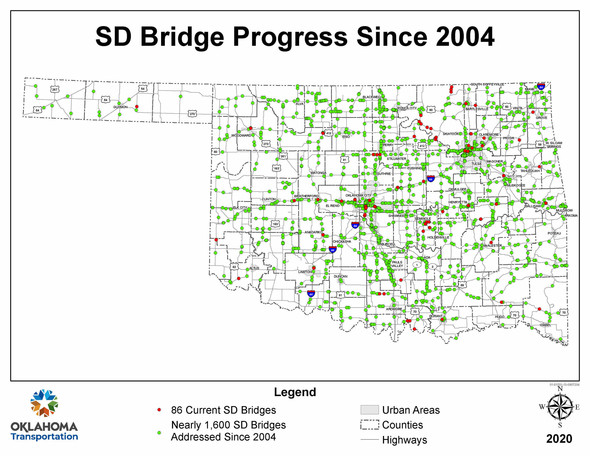SD bridge map 2020