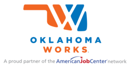 Logo, Oklahoma Works - a proud partner of the American Job Center network 