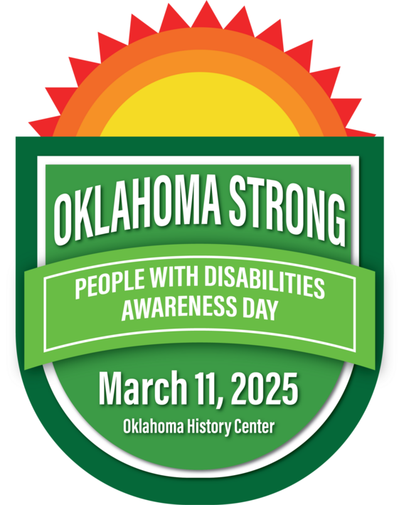 People with Disabilities Logo, Oklahoma Strong. March 11, 2024 at Oklahoma History Center