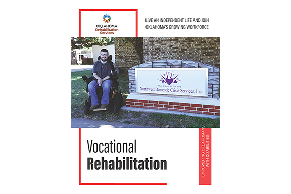 Cover of Vocational Rehabilitation brochure.
