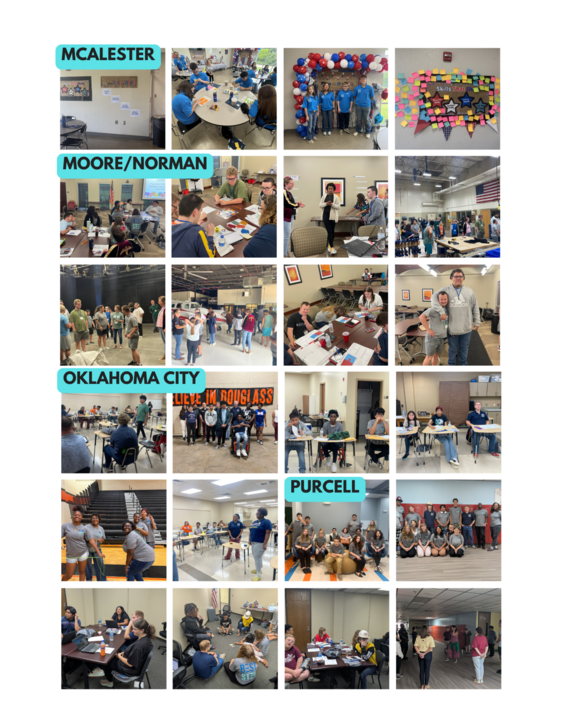 image, Photos of participants and staff from  BEST STEP in McAlester, Moore/Norman, Oklahoma City, and Purcell