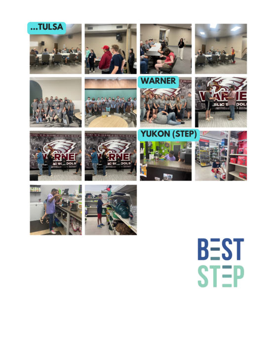 image, Photos of participants and staff from  BEST STEP in Tulsa, Warner, and Yukon