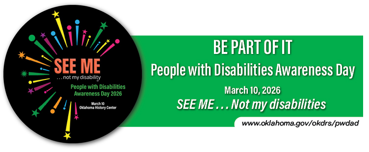People with Disabilities Awareness Day logo 2026 with words Be part of it.