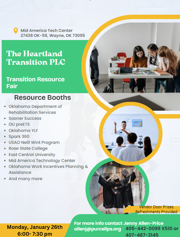 Flyer, The Heartland Transition PLC, Transition Resource Fair, details in paragraph below