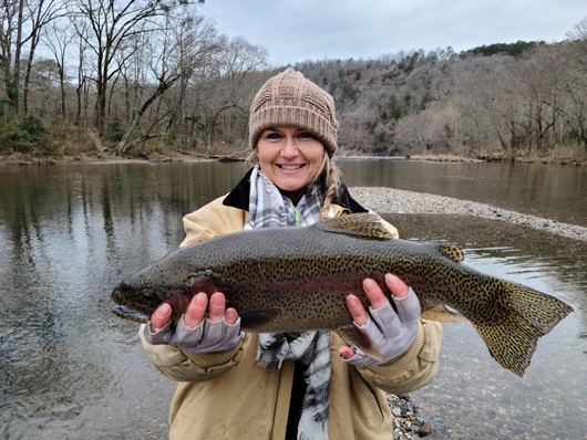 Lindsey Leslie Rainbow Trout - The Dock