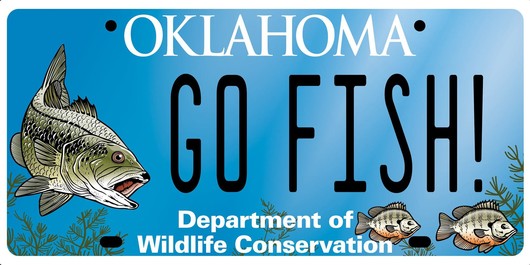 largemouth license plate