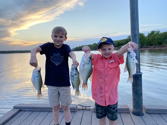 Thunderbird kids fishing