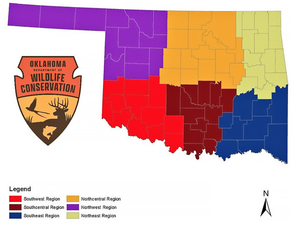 Figure 1 statewide regions quail survey 