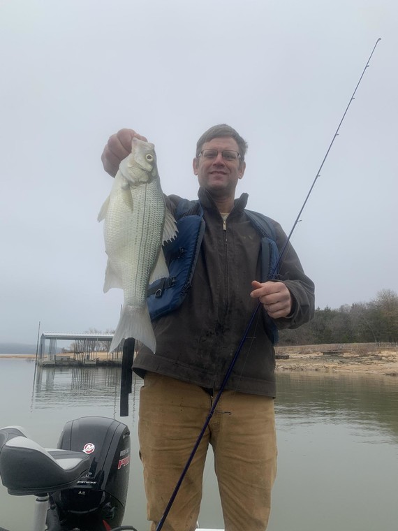 White bass Corey Newer The Dock