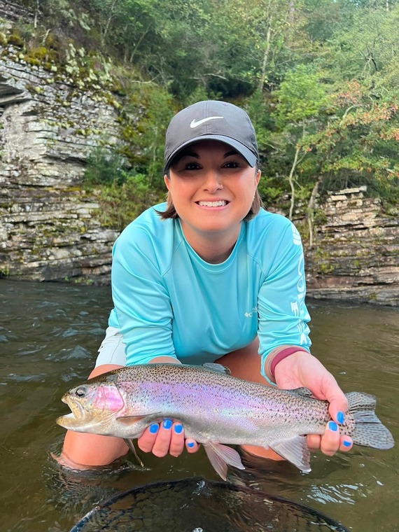 Tara Hess Rainbow Trout The Dock