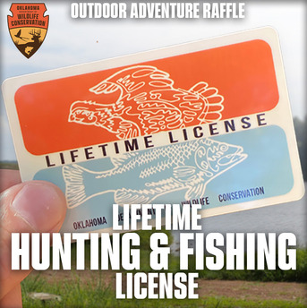 Outdoor Oklahoma Adventure Raffle Lifetime License 2024