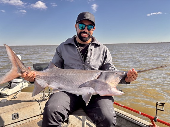 Dominick Silvas paddlefish