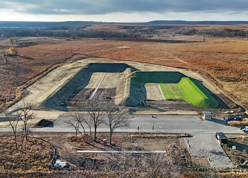 An aerial view of the Copan shooting range nearing completion in late 2025. (wildlifedepartment.com)   