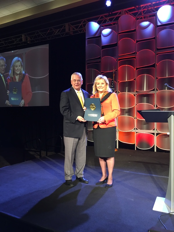 2-28-18 Governor Fallin with Commissioner Doak