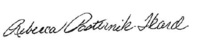 Rebecca Pasternik-Ikard signature