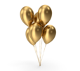 Gold balloons