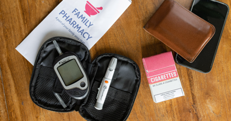 Photo of smoking cessation products