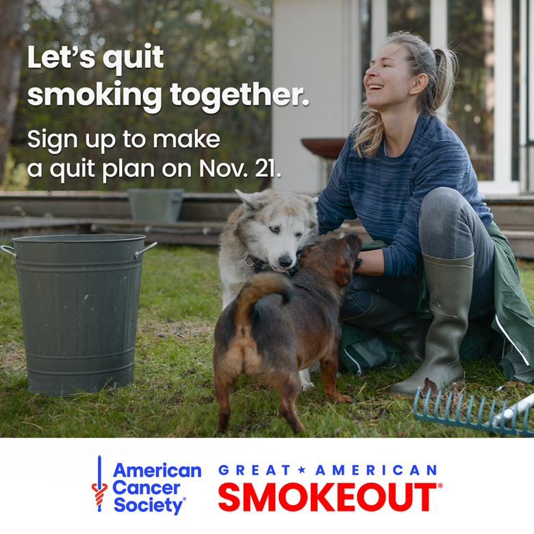 Great American Smoke Out graphic