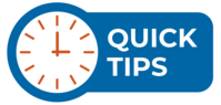Quick tips graphic